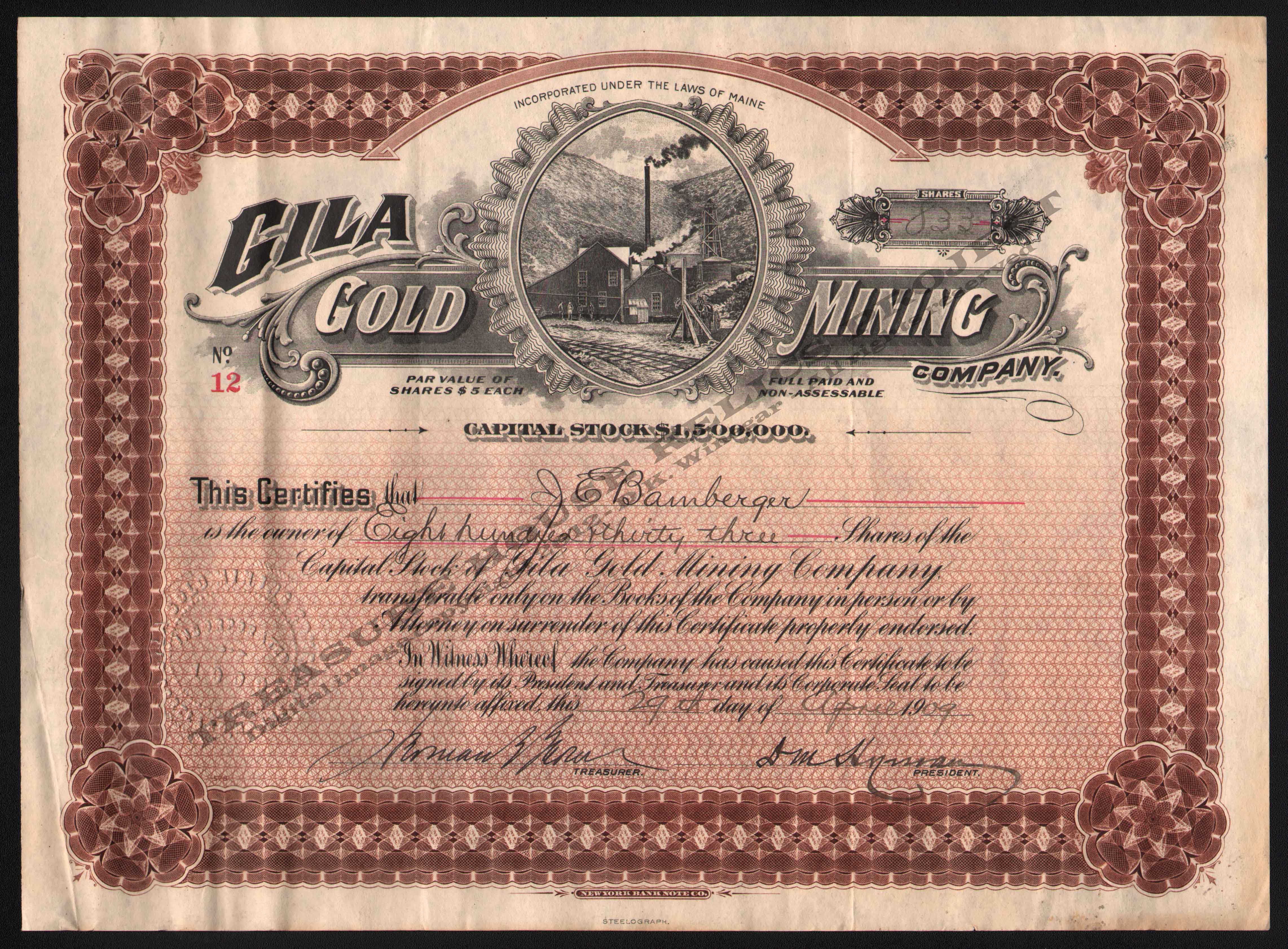 LETTERHEAD/STOCK_GILA_GOLD_MINING_COMPANY_12_1909_400_CROP_EMBOSS.jpg